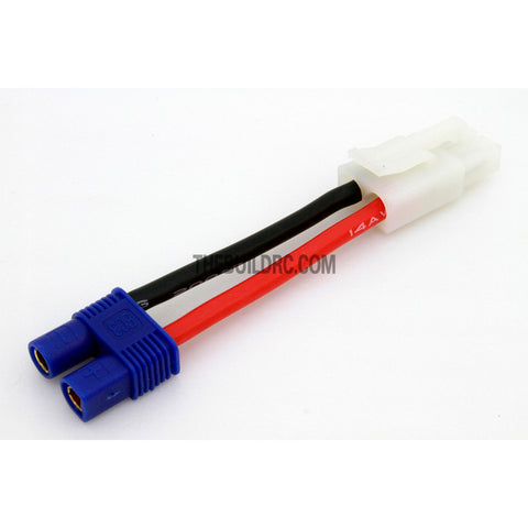45mm 14 AWG Female EC3 <-> Female Standard Tamiya Plug Adaptor Cable