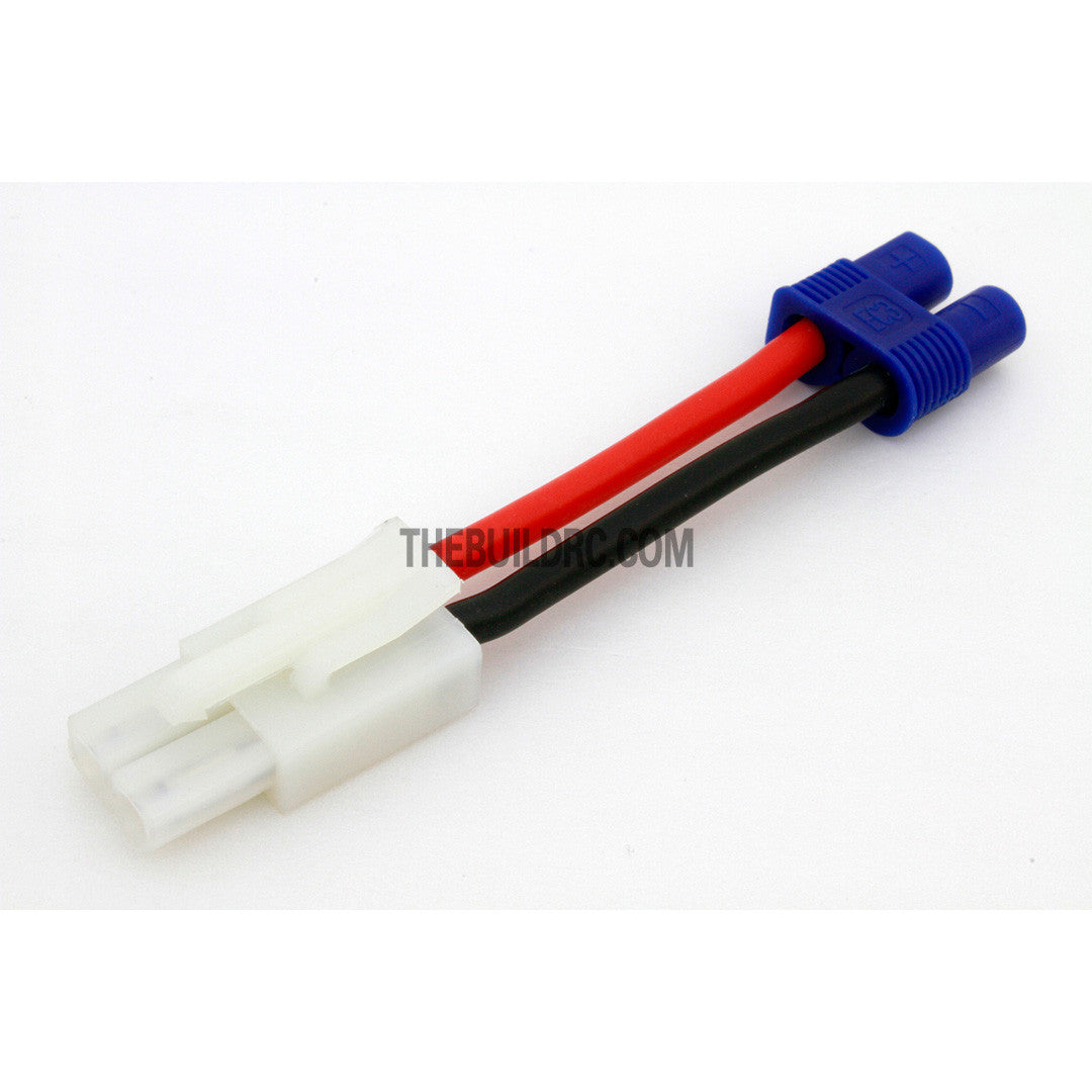 45mm 14 AWG Female EC3 <-> Female Standard Tamiya Plug Adaptor Cable