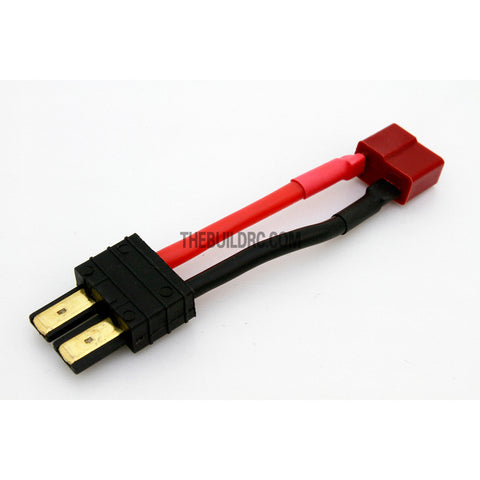 (HH product) 45mm 14 AWG Male TRX <-> Female Dean Plug / T-Plug Adaptor Cable