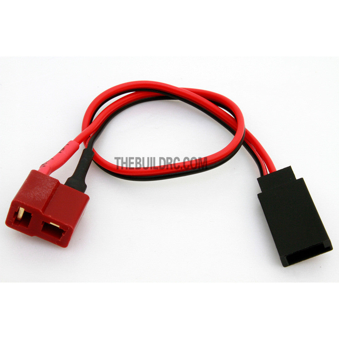 195mm Female T Plug <-> Futaba Receiver Plug Adaptor Cable