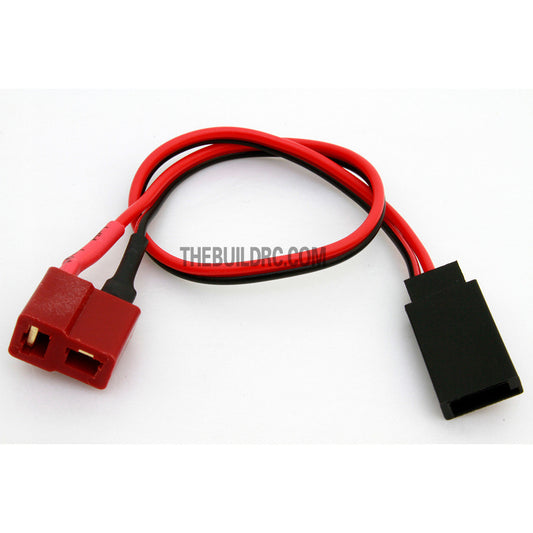 195mm Female T Plug <-> Futaba Receiver Plug Adaptor Cable