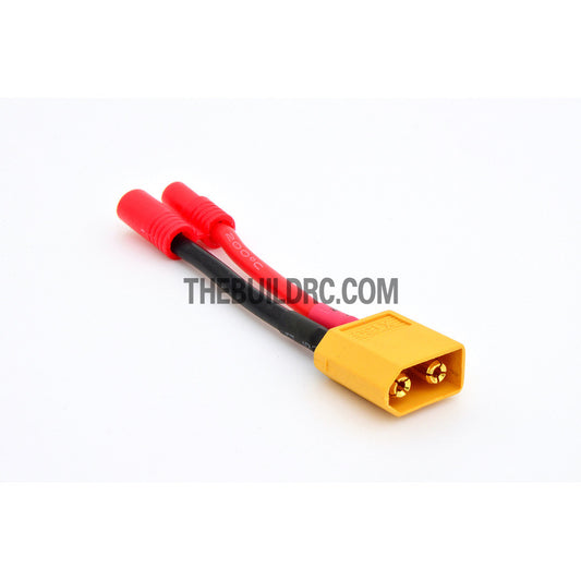 XT60 to HXT 3.5mm Connector 50mm 14 AWG 200?? Wire Battery Adapter (compatible with Walkera QR X350)