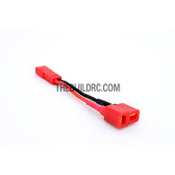 Female T-Connector <-> JST Male 50mm in-line Battery Adapter
