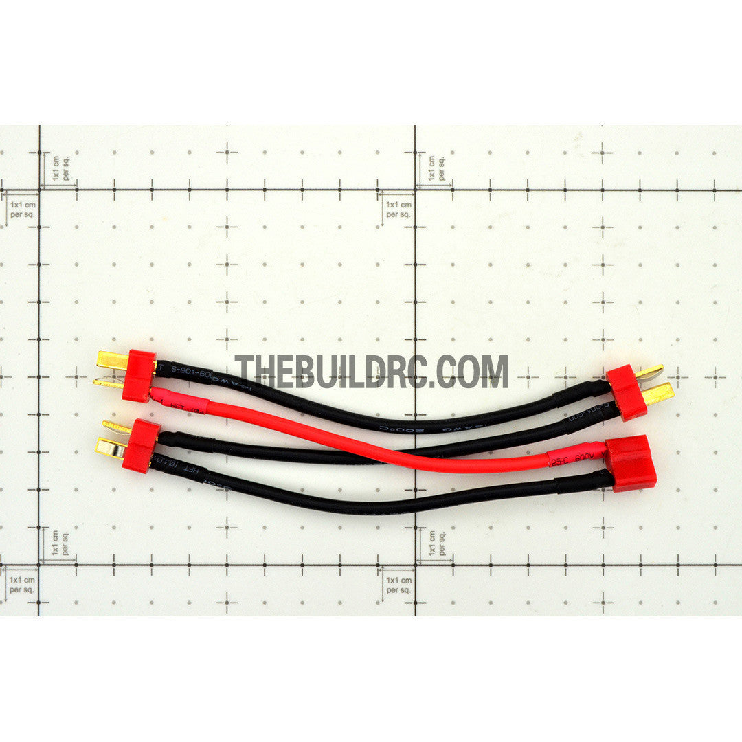 Deans T-Plug Ultra Plug 3-to-1 Battery Connector 14 AWG 200?? Cable in Series (5pcs/set)