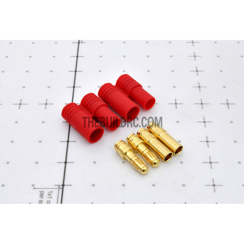 Turborix Advance 3.5mm Thermostable Gold Connectors & Shrink Plastic Tubes Set (2 Pairs)