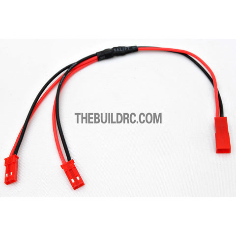 200mm JST Y-Cable (1 Female + 2 Male) Extension Wire