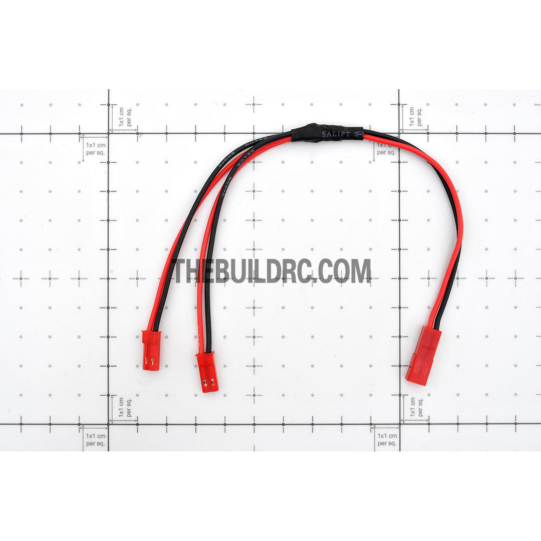 200mm JST Y-Cable (1 Female + 2 Male) Extension Wire