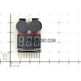 RC 1-8S LiPo Battery Voltage Tester / Low Voltage Buzzer Alarm