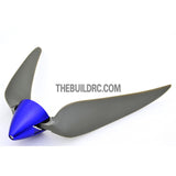 11 X 8" Folding Propeller with 30mm Aluminum Spinner ??4.0mm Hub