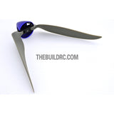 11 X 8" Folding Propeller with 30mm Aluminum Spinner ??4.0mm Hub
