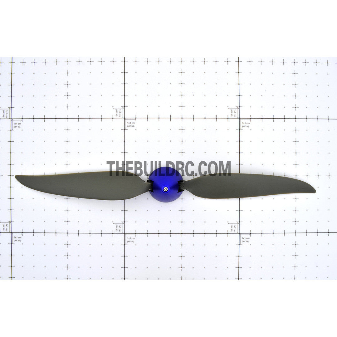 11 X 8" Folding Propeller with 30mm Aluminum Spinner ??4.0mm Hub