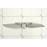 9 x 5" Folding Propeller with 30mm Aluminum Spinner ??3.17mm Hub - Silver