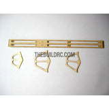 1060mm 60 - 80 Class Fiberglass RC Plane Landing Float (2pcs)