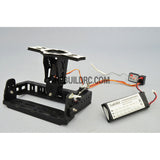 FPV Camera Wooden Mount 2 Axis for Quadcopter Multi-Chopper Aerial Shoot