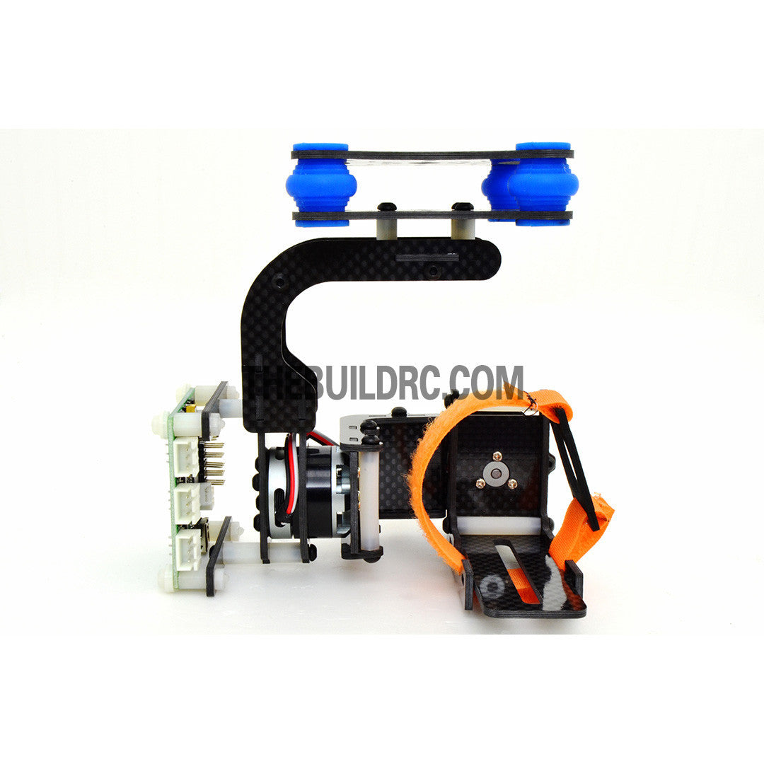 FPV Camera Mount Gimbal With 2208kv  Brushless Motors & Controller for Gopro3 Aerial (Upgradeable) - Carbon Fiber (~205g)