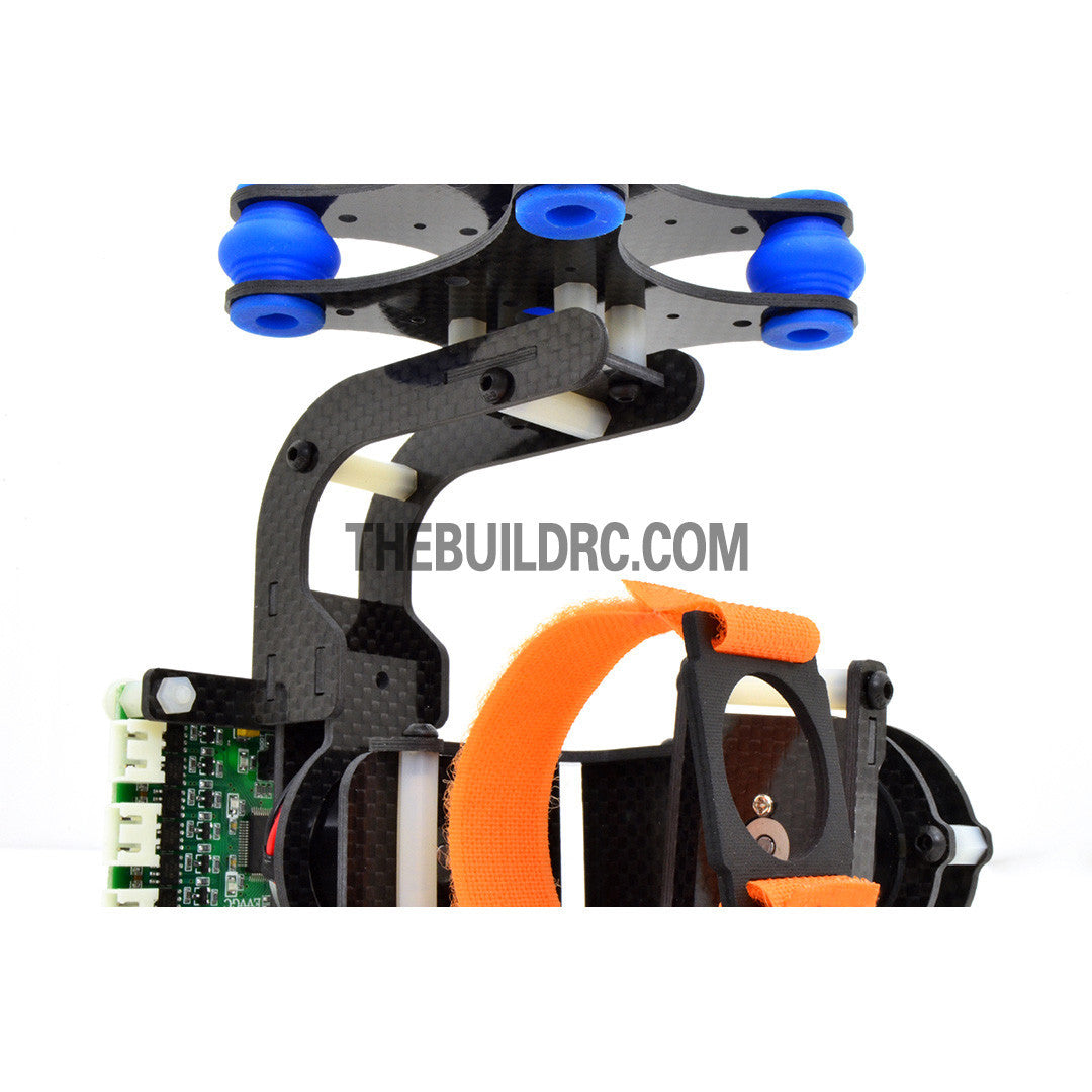 FPV Camera Mount Gimbal With 2208kv  Brushless Motors & Controller for Gopro3 Aerial (Upgradeable) - Carbon Fiber (~205g)