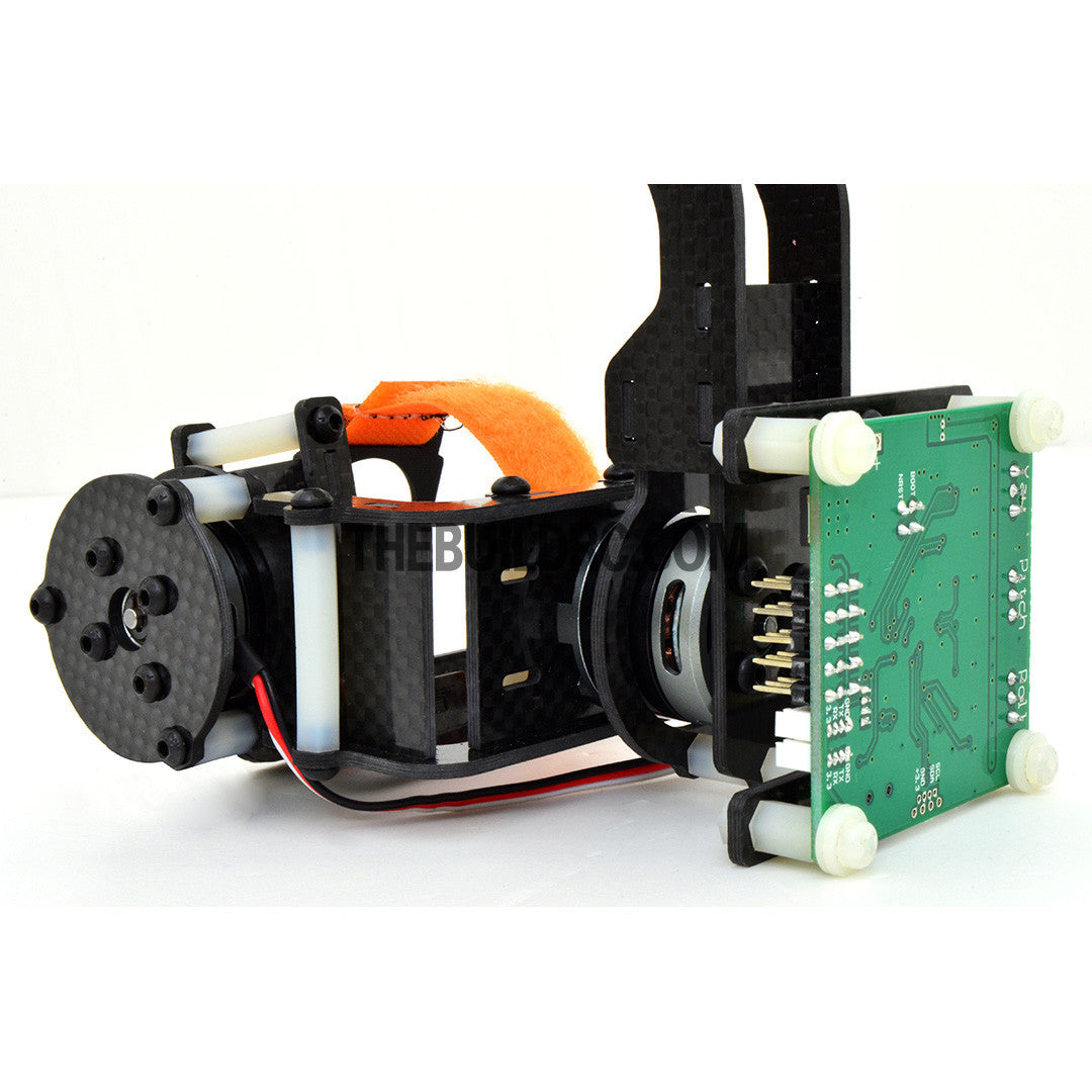 FPV Camera Mount Gimbal With 2208kv  Brushless Motors & Controller for Gopro3 Aerial (Upgradeable) - Carbon Fiber (~205g)