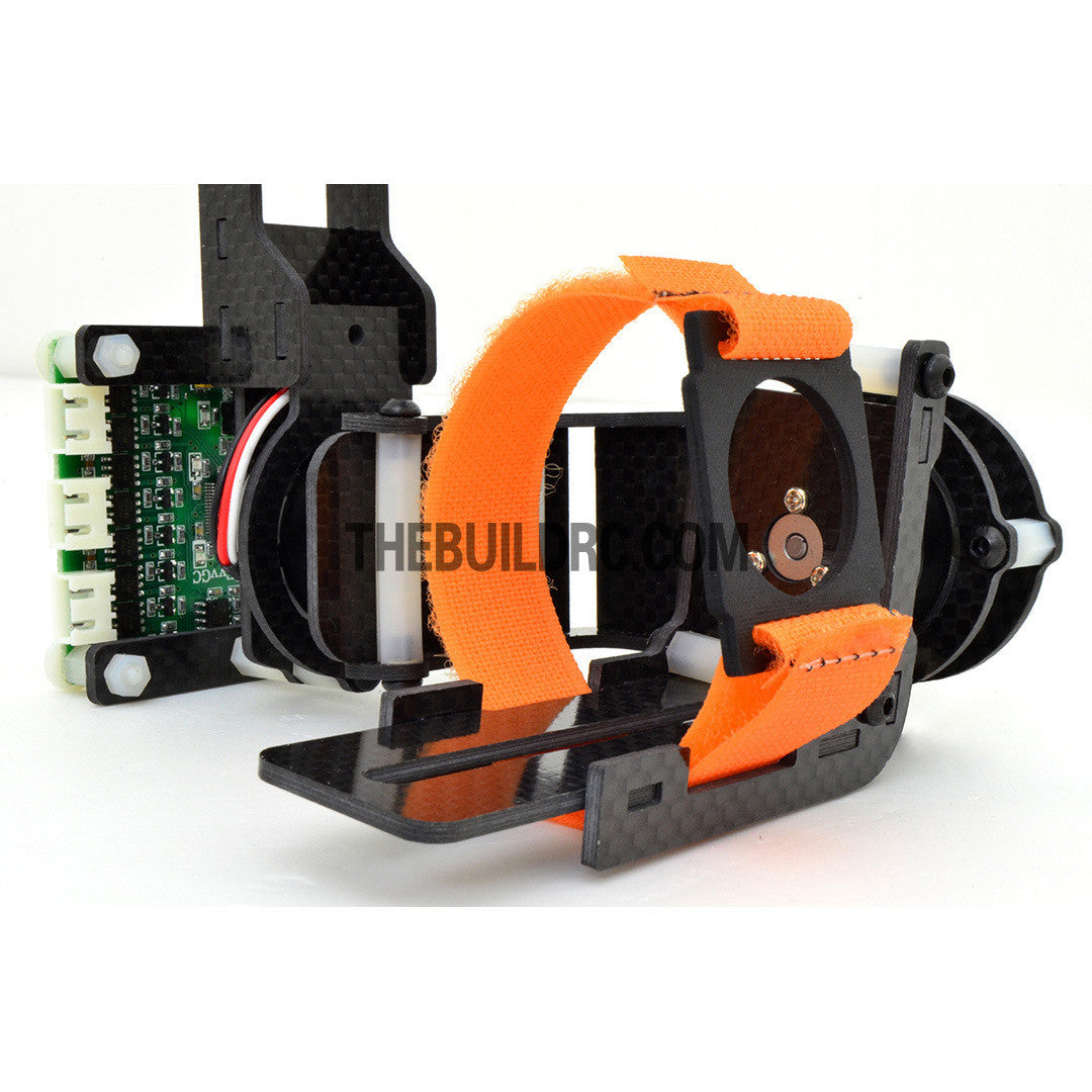 FPV Camera Mount Gimbal With 2208kv  Brushless Motors & Controller for Gopro3 Aerial (Upgradeable) - Carbon Fiber (~205g)