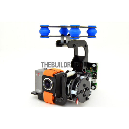 FPV Camera Mount Gimbal With 2208kv  Brushless Motors & Controller for Gopro3 Aerial (Upgradeable) - Fiberglass (~220g)
