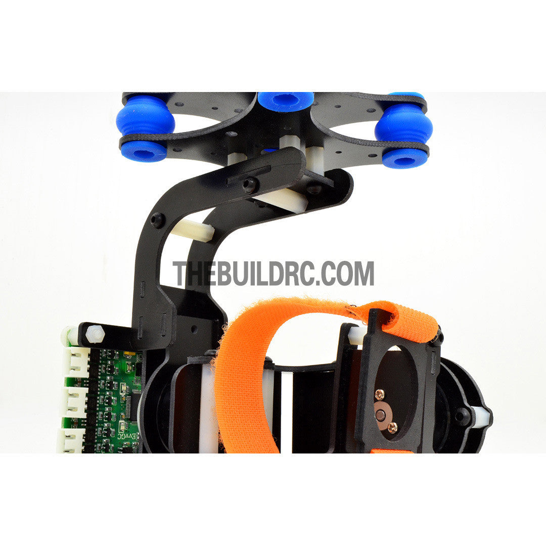 FPV Camera Mount Gimbal With 2208kv  Brushless Motors & Controller for Gopro3 Aerial (Upgradeable) - Fiberglass (~220g)