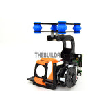 FPV Camera Mount Gimbal With 2208kv  Brushless Motors & Controller for Gopro3 Aerial (Upgradeable) - Wooden & Fiberglass (~167g)