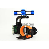 FPV Camera Mount Gimbal With 2208kv  Brushless Motors & Controller for Gopro3 Aerial (Upgradeable) - Wooden & Fiberglass (~167g)