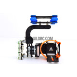 FPV Camera Mount Gimbal With 2208kv  Brushless Motors & Controller for Gopro3 Aerial (Upgradeable) - Wooden & Fiberglass (~167g)