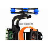 FPV Camera Mount Gimbal With 2208kv  Brushless Motors & Controller for Gopro3 Aerial (Upgradeable) - Wooden & Fiberglass (~167g)