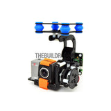 FPV Camera Mount Gimbal With 2208kv  Brushless Motors & Controller for Gopro3 Aerial (Upgradeable) - Wooden & Fiberglass (~167g)