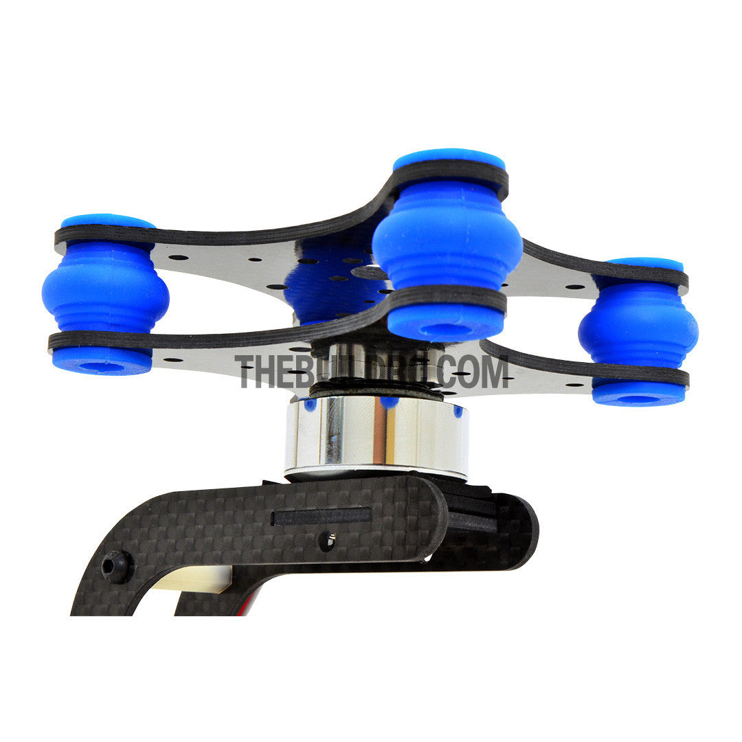 3 Axis Upgraded FPV Camera Mount Gimbal With 2208kv Brushless Motors & Controller for Gopro3 Aerial - Carbon Fiber (~245g)