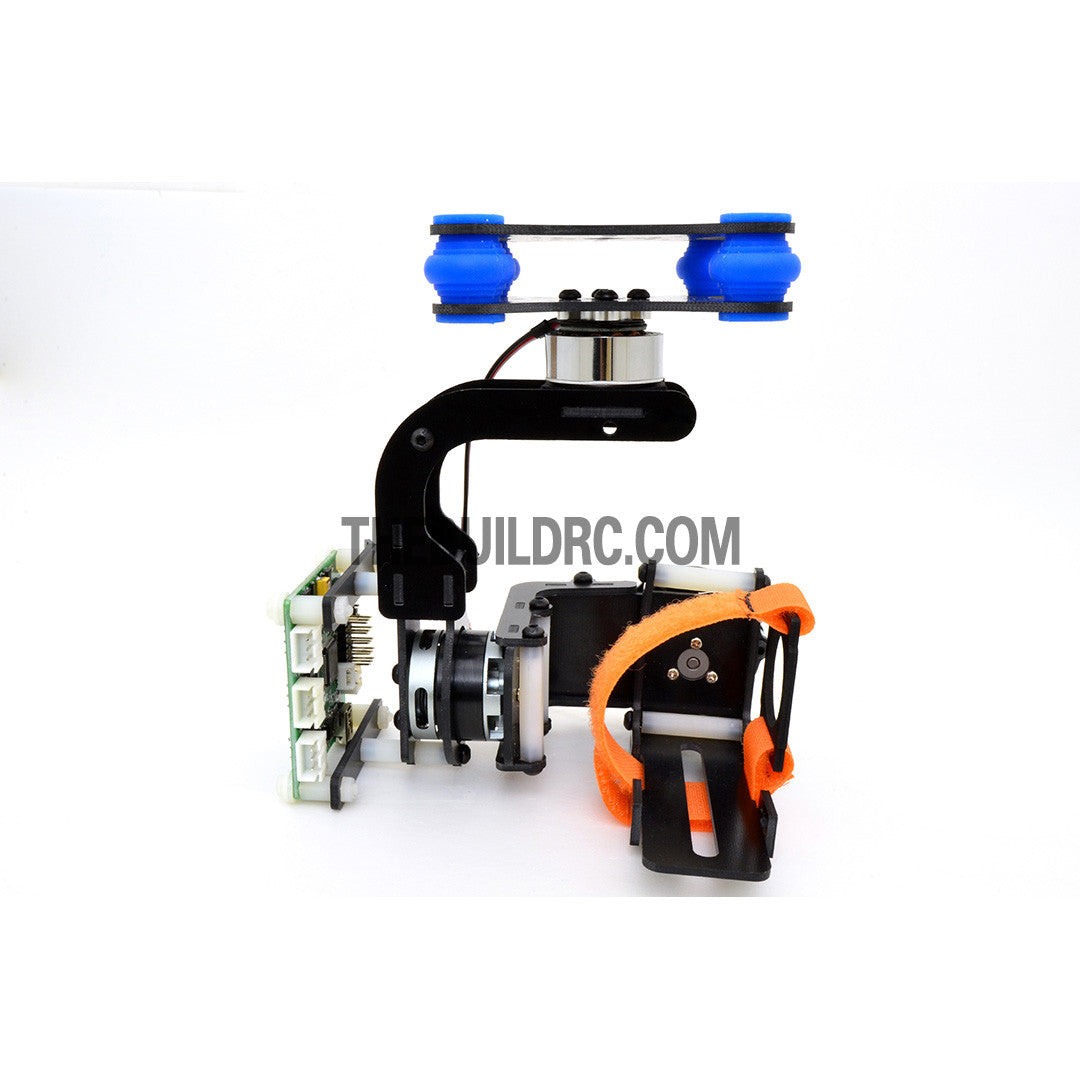 3 Axis Upgraded FPV Camera Mount Gimbal With 2208kv  Brushless Motors & Controller for Gopro3 Aerial - Fiberglass (~250g)