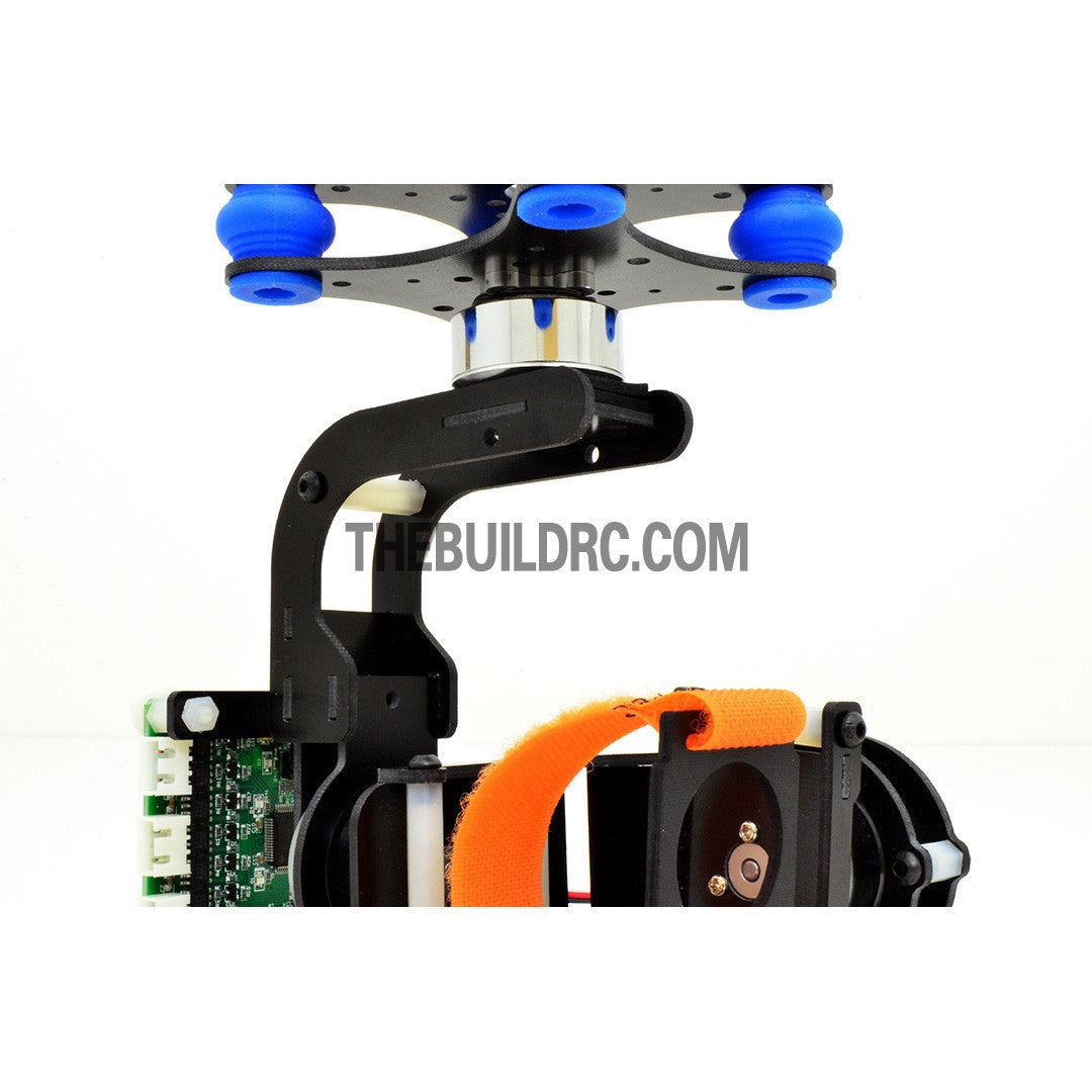3 Axis Upgraded FPV Camera Mount Gimbal With 2208kv  Brushless Motors & Controller for Gopro3 Aerial - Fiberglass (~250g)