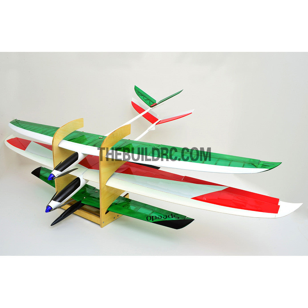 RC Plane Glider Sailplane 3 Slots Wooden Mount Stand