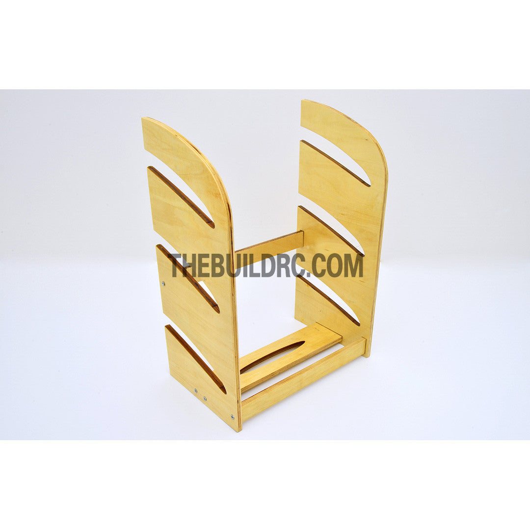 RC Plane Glider Sailplane 3 Slots Wooden Mount Stand
