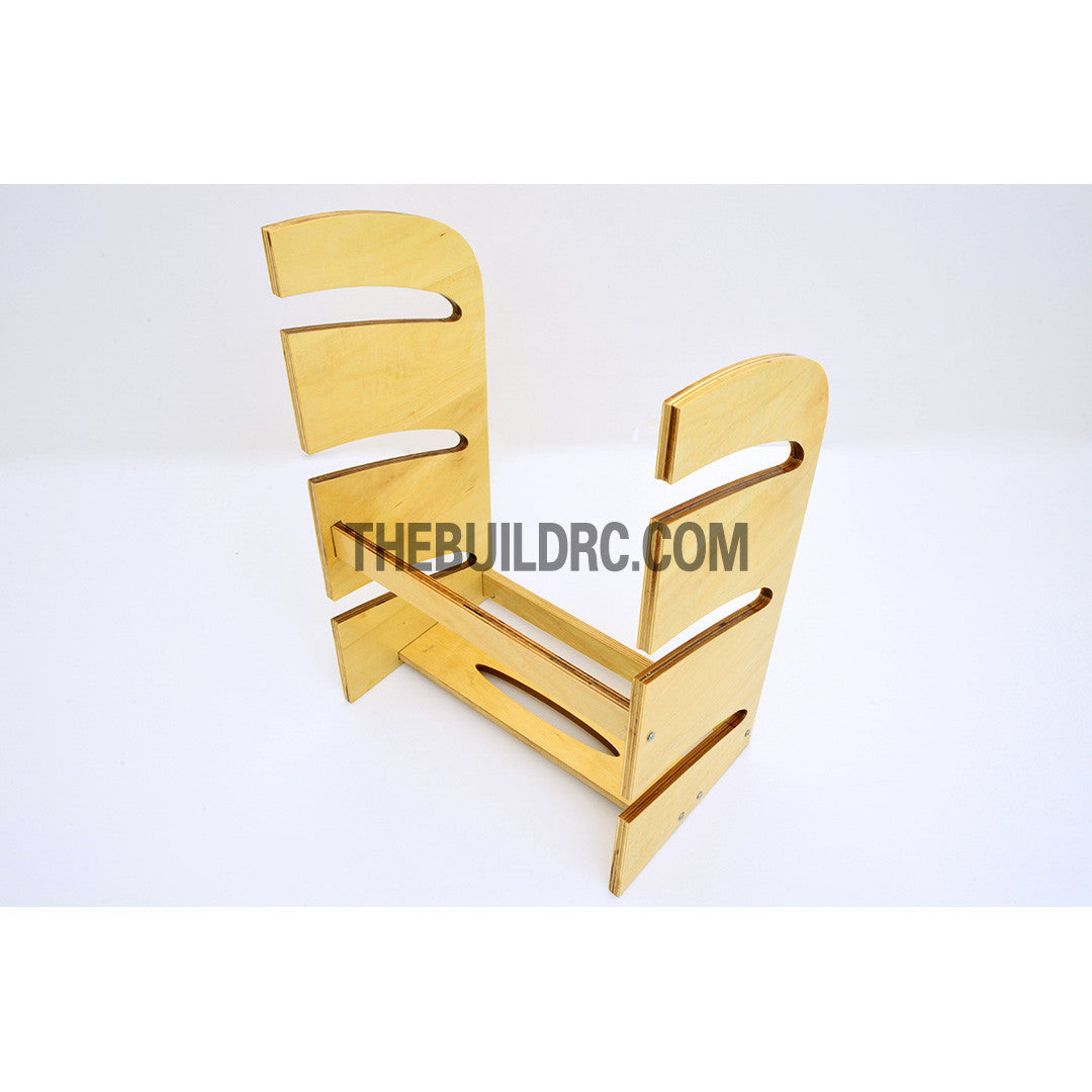 RC Plane Glider Sailplane 3 Slots Wooden Mount Stand