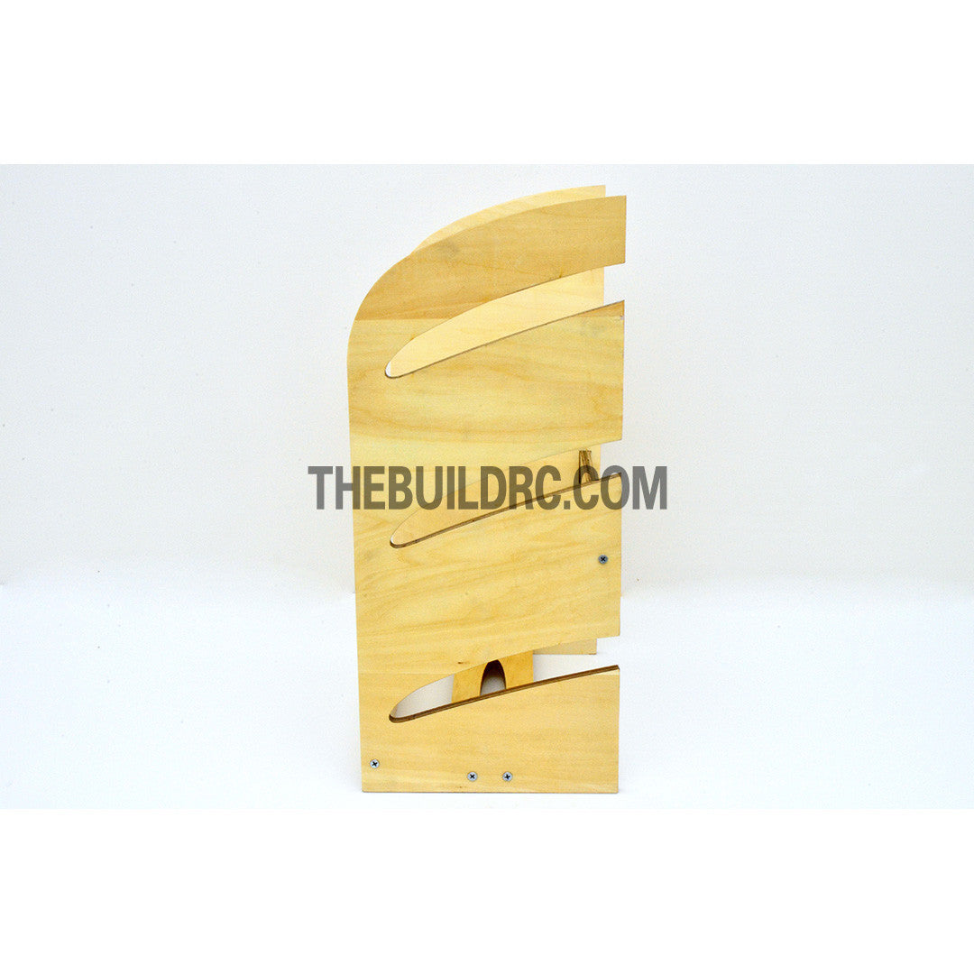RC Plane Glider Sailplane 3 Slots Wooden Mount Stand