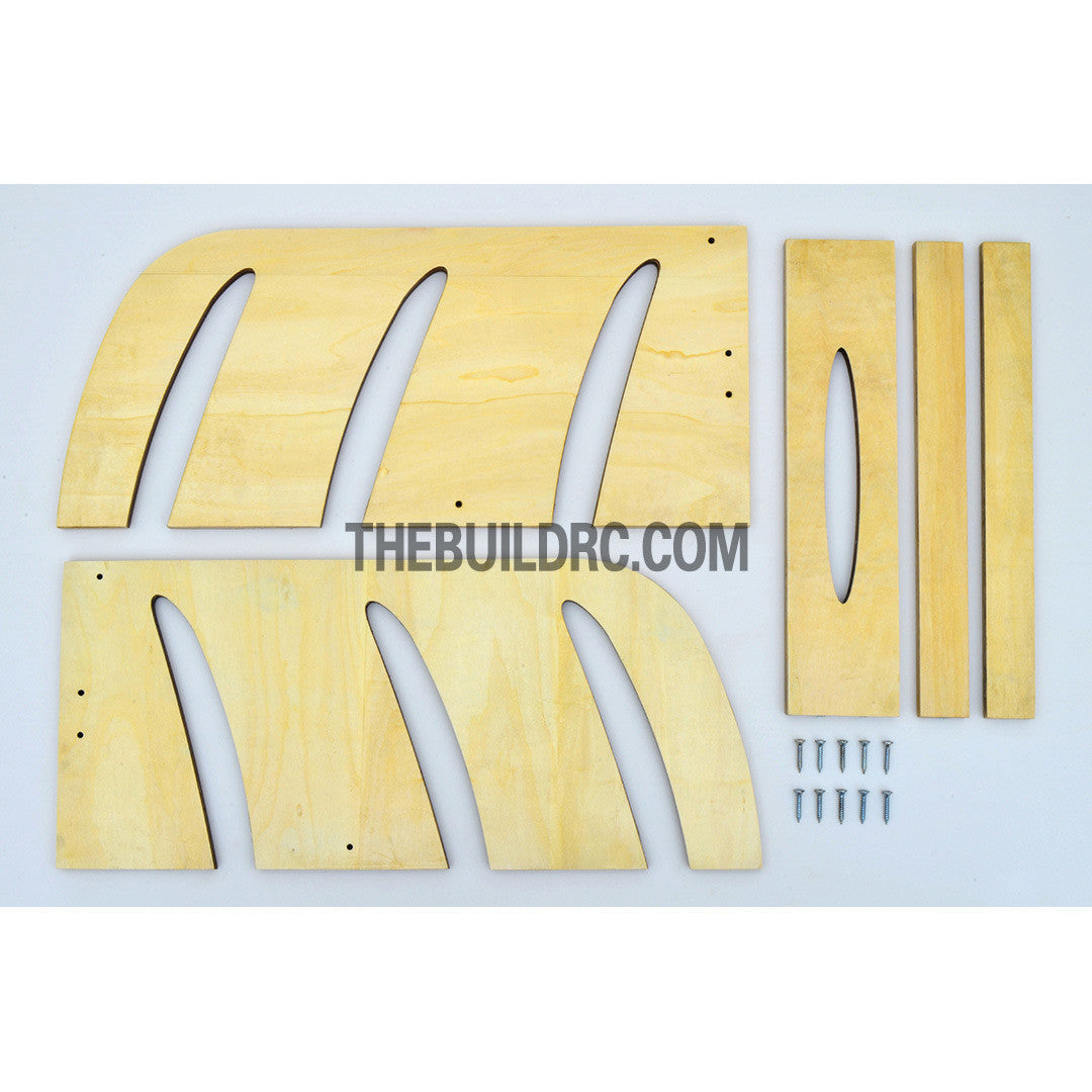 RC Plane Glider Sailplane 3 Slots Wooden Mount Stand