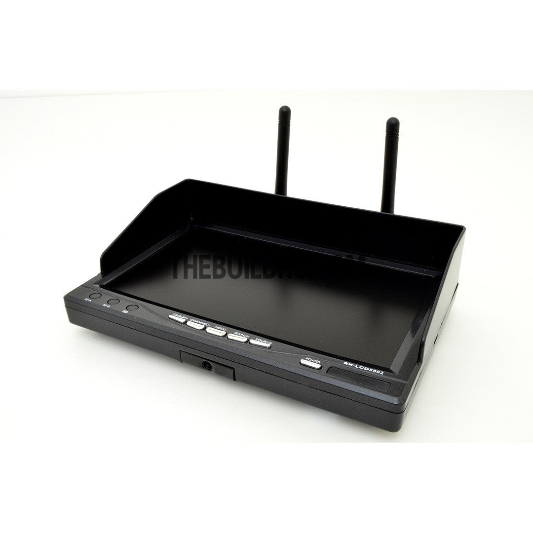 5.8Ghz 8Ch Diversity 7" 800 x 480 LED Screen with built-in Receiver Monitor For RC R/c FPV
