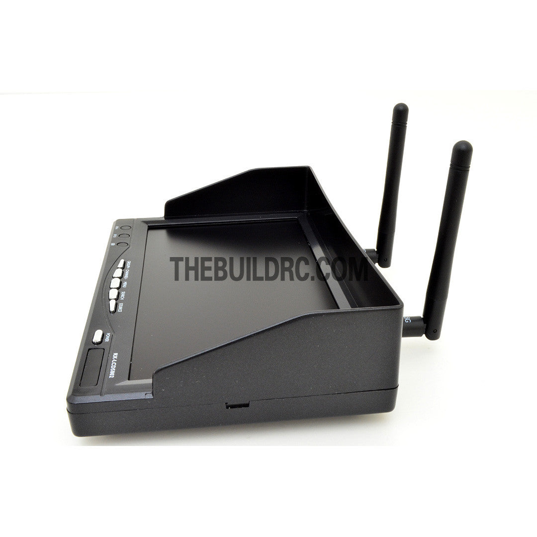 5.8Ghz 8Ch Diversity 7" 800 x 480 LED Screen with built-in Receiver Monitor For RC R/c FPV