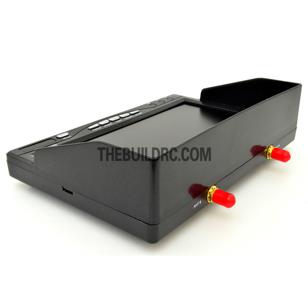 5.8Ghz 8Ch Diversity 7" 800 x 480 LED Screen with built-in Receiver Monitor For RC R/c FPV