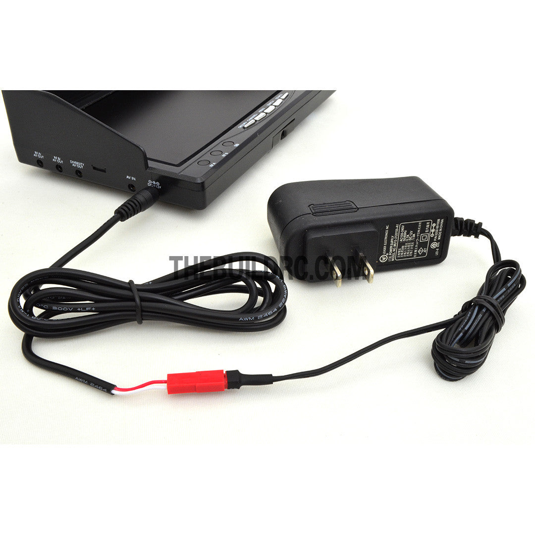 5.8Ghz 8Ch Diversity 7" 800 x 480 LED Screen with built-in Receiver Monitor For RC R/c FPV