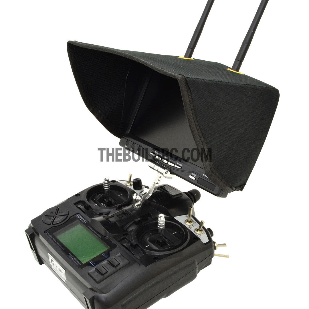 5.8Ghz 8Ch Diversity 7" 800 x 480 LED Screen with built-in Receiver Monitor For RC R/c FPV