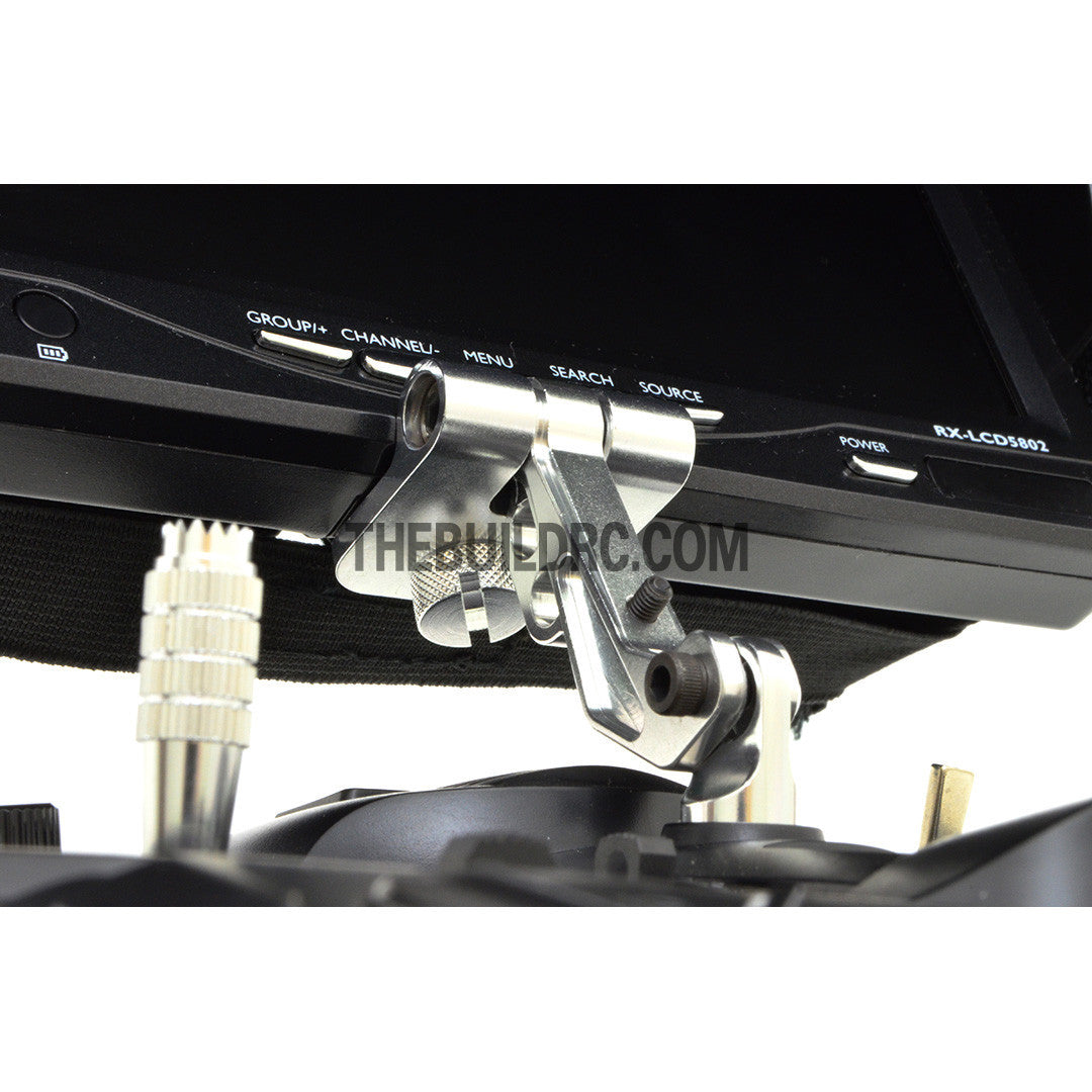 LED Screen Monitor Alloy Front Mount For RC FPV Radio (Adaptor for DJI included)