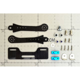 LED Screen Monitor Carbon Fiber Rear Mount For RC FPV Radio