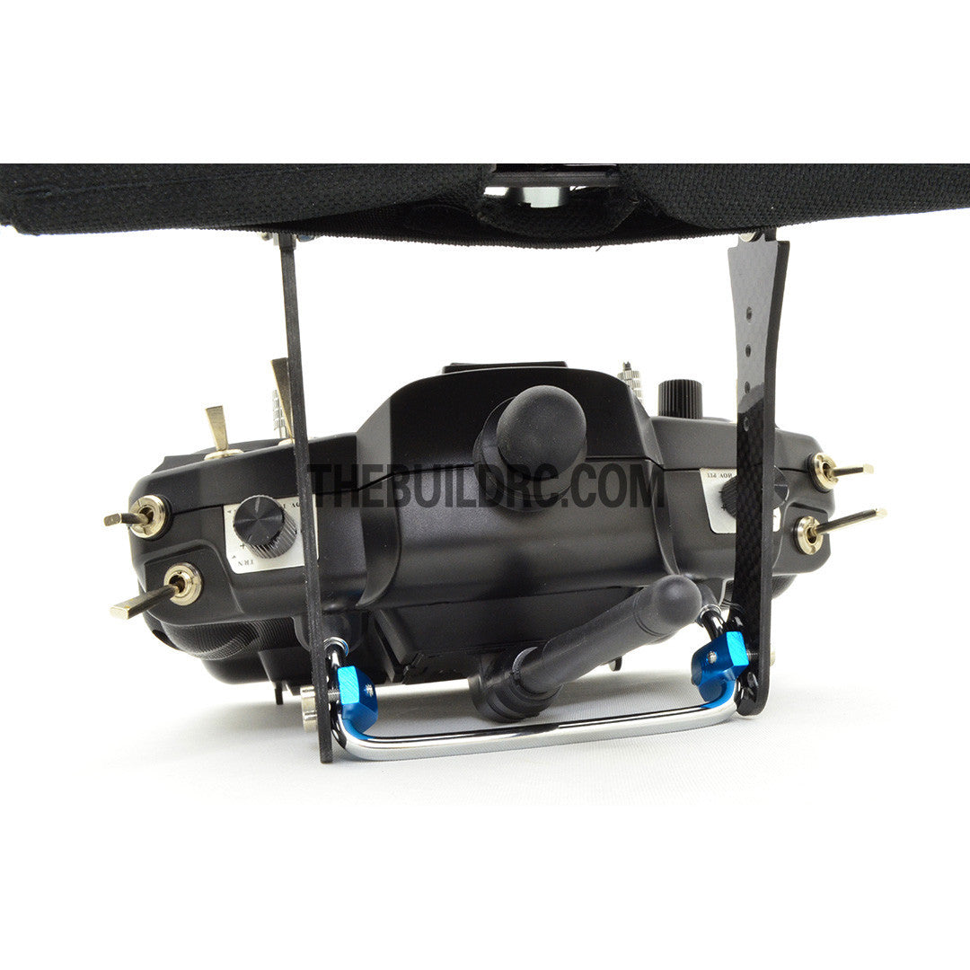LED Screen Monitor Carbon Fiber Rear Mount For RC FPV Radio