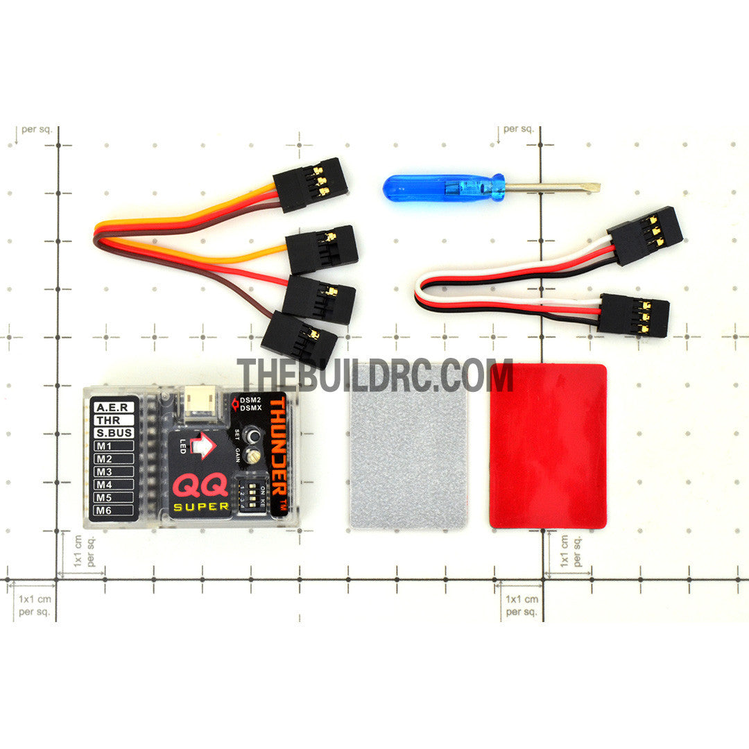 QQ SUPER RC Multi-Copter Quad 4/6 Axis Flight Controller for DSM2/DSMX Satellite