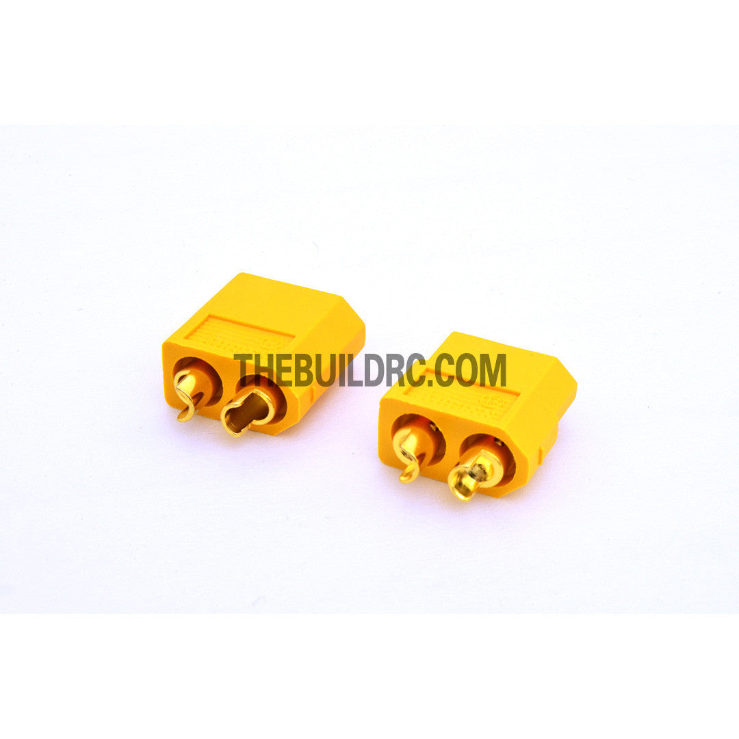 XT60 Male / Female LiPo LiFe NiMh Battery Connectors (5 pairs) Geniune - Yellow