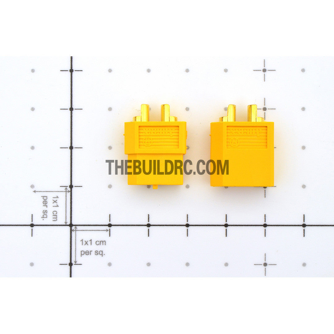 XT60 Male / Female LiPo LiFe NiMh Battery Connectors (5 pairs) Geniune - Yellow