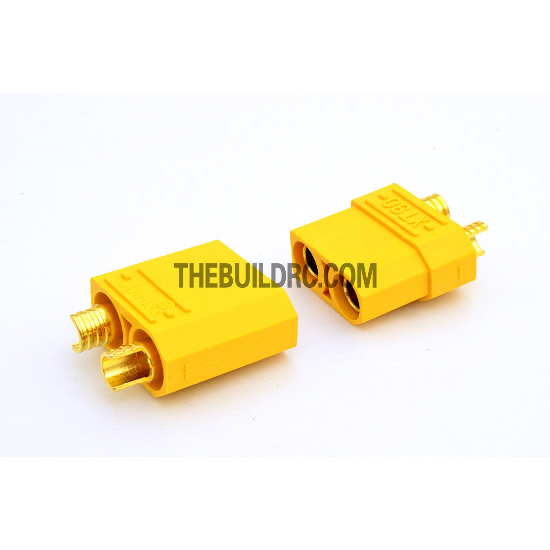 XT90 Male / Female LiPo LiFe NiMh Battery Connectors (5 pairs) Geniune - Yellow