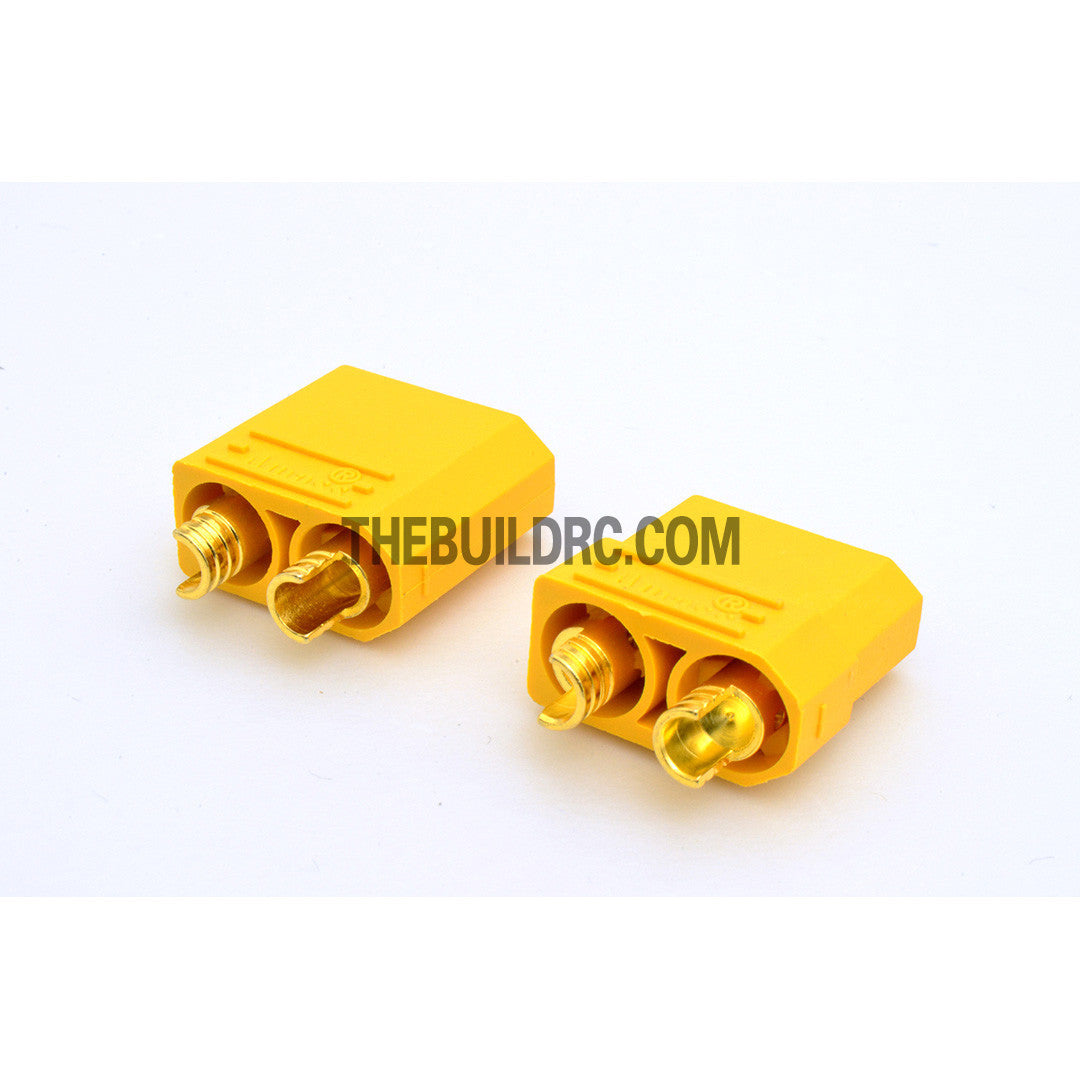 XT90 Male / Female LiPo LiFe NiMh Battery Connectors (5 pairs) Geniune - Yellow